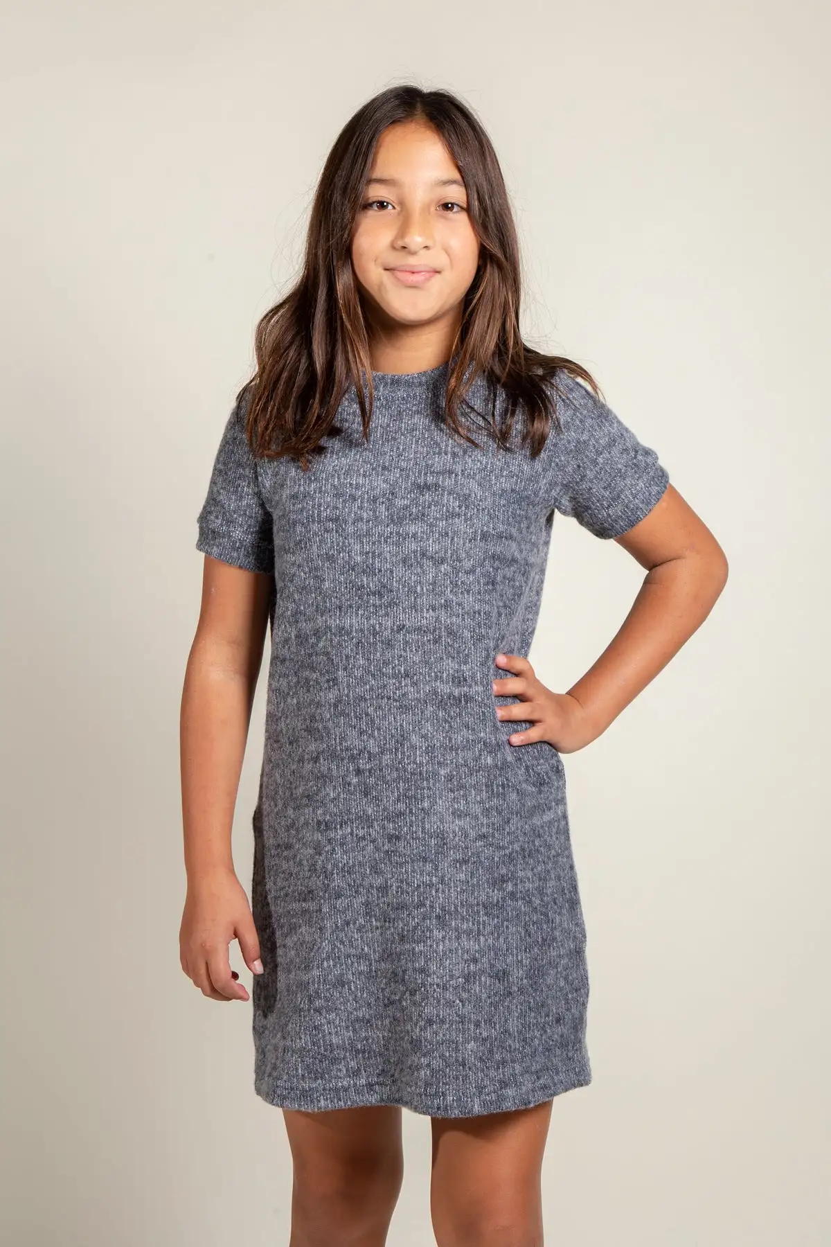 Girl's Soft Knit Dress