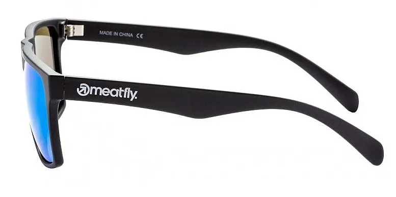 glasses Meatfly Trigger 2 - A/Black Matt/Blue/Polarized