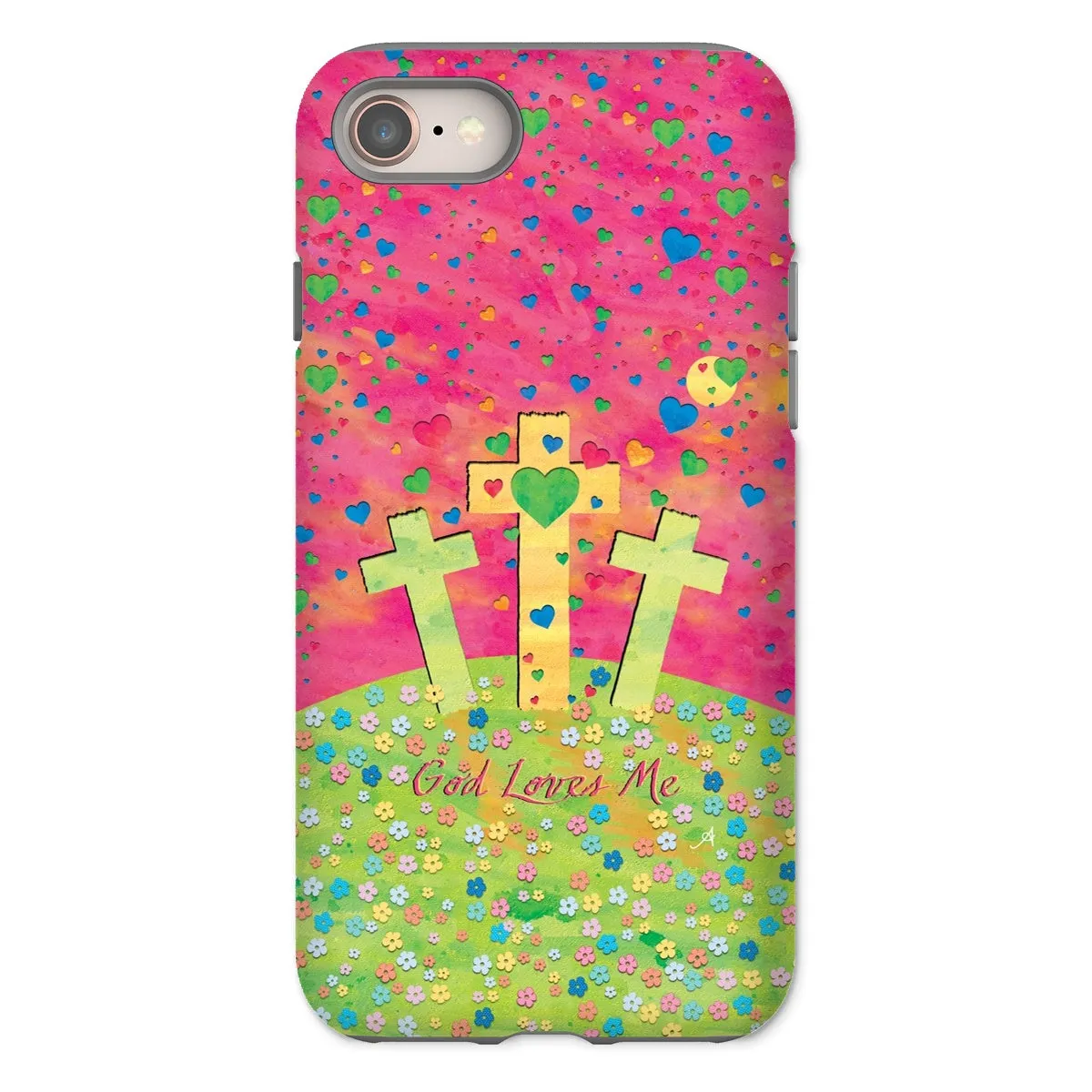 God Loves Me Amanya Design Tough Phone Case