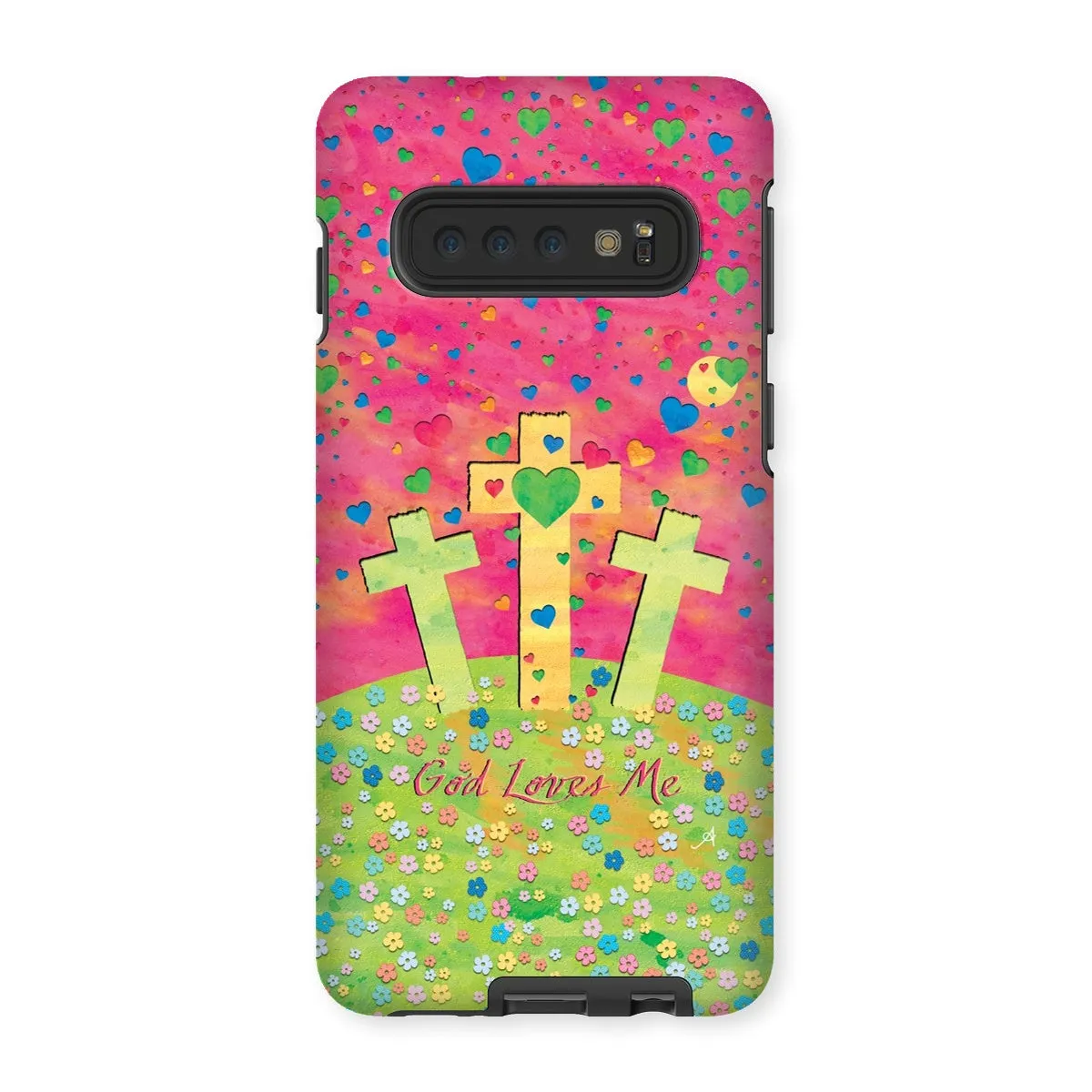 God Loves Me Amanya Design Tough Phone Case