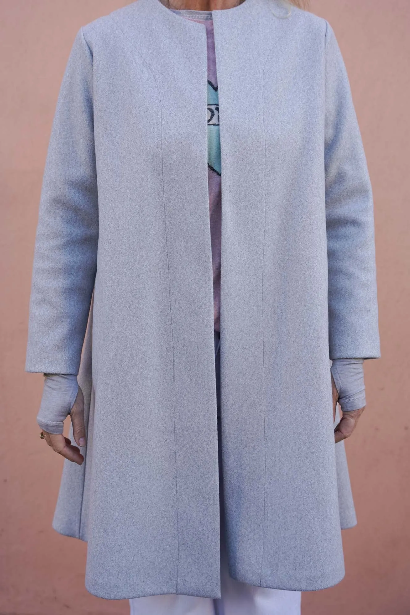 Grey Swing Coat