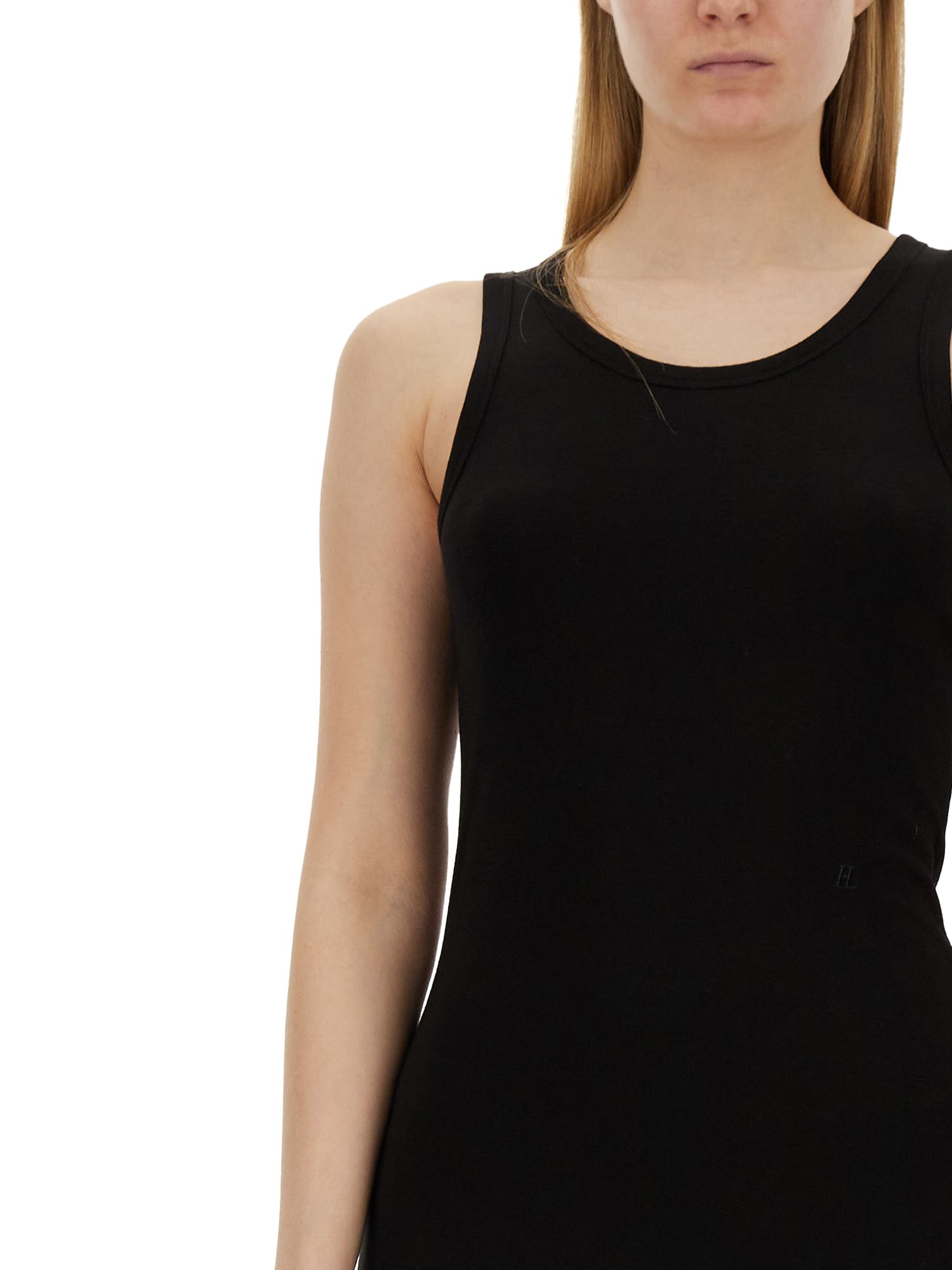 HELMUT LANG    MODAL KNIT MINI DRESS