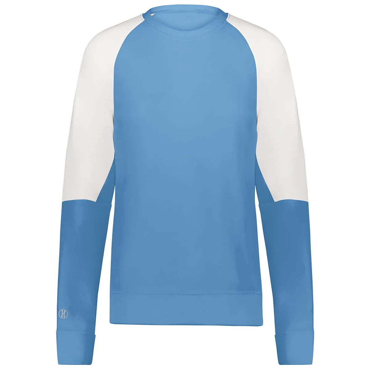 Holloway Women's Columbia Blue/White Momentum Team Fleece Crew