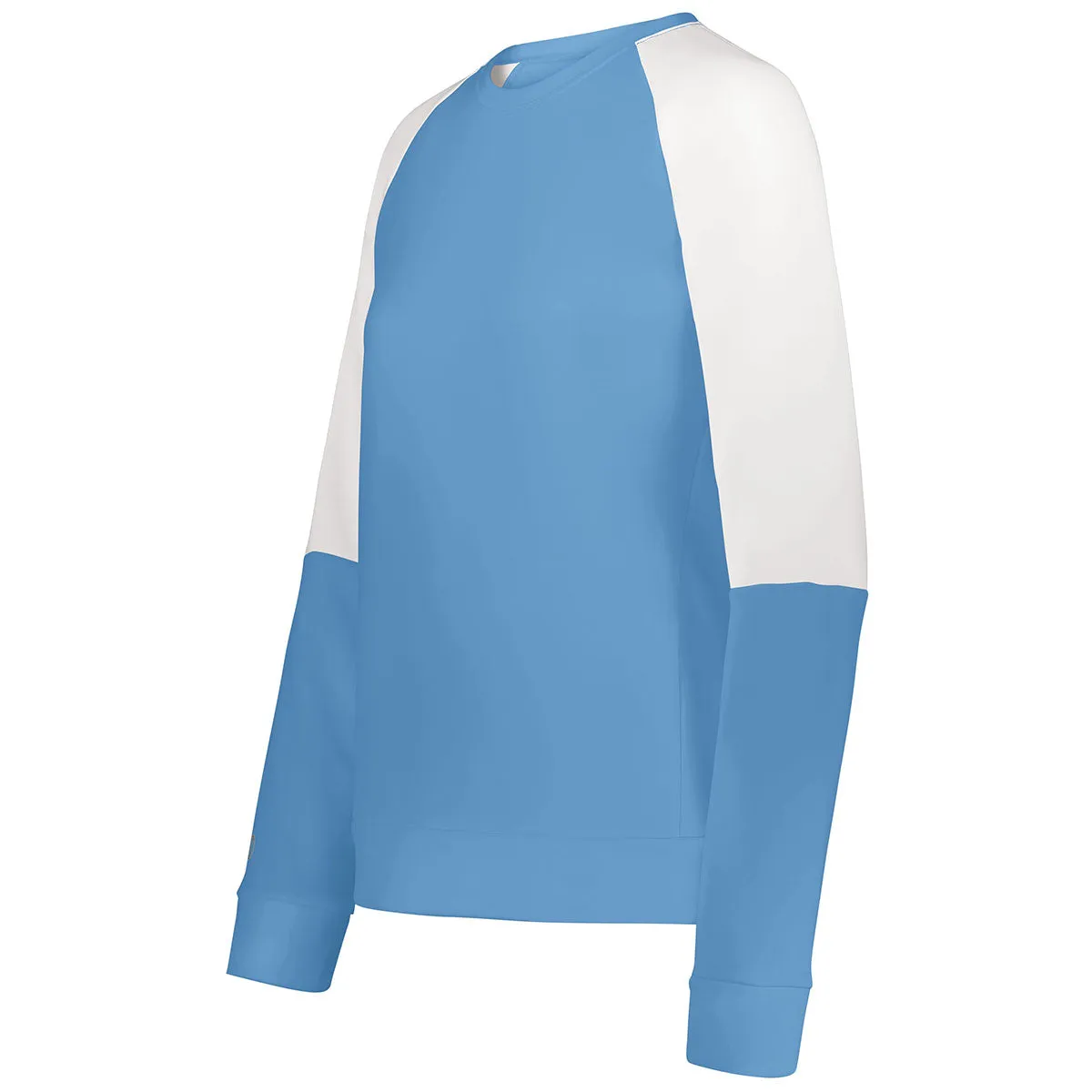 Holloway Women's Columbia Blue/White Momentum Team Fleece Crew