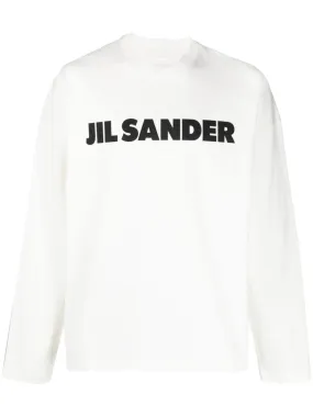 Jil Sander Sweat en coton à logo imprimé