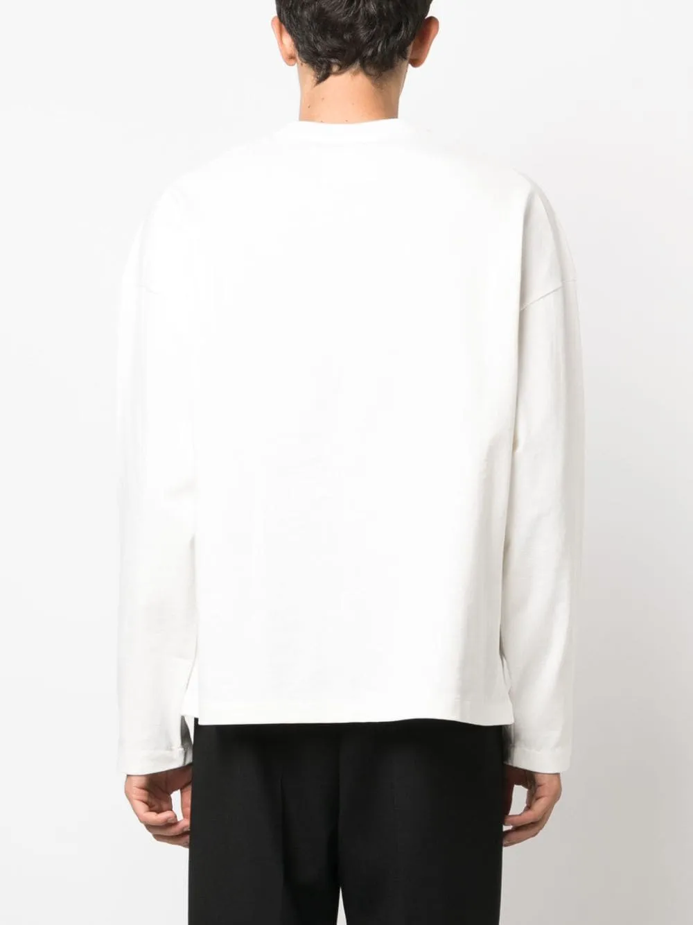 Jil Sander Sweat en coton à logo imprimé