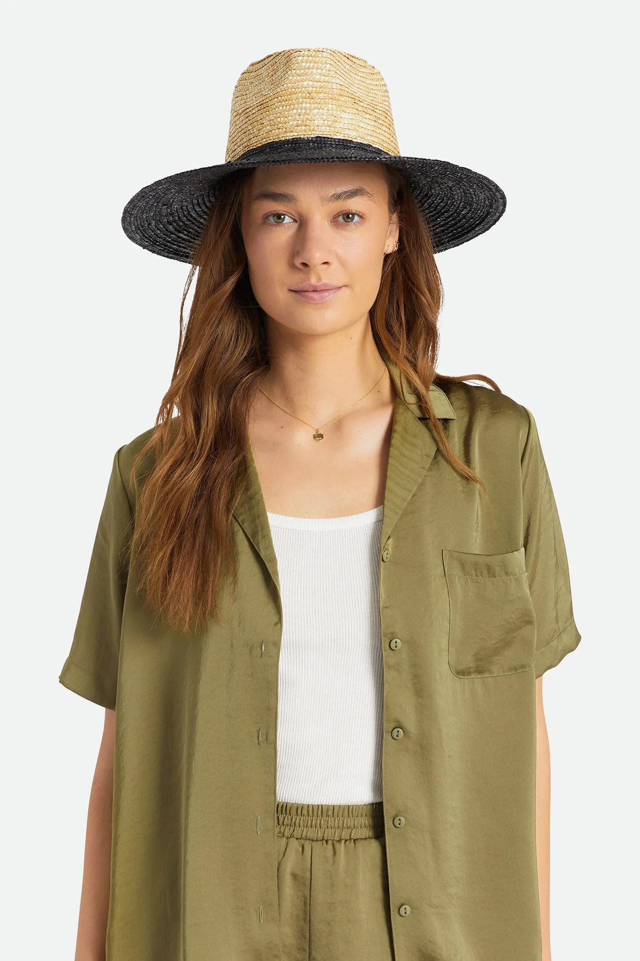 Joanna Festival Hat - Black/Honey