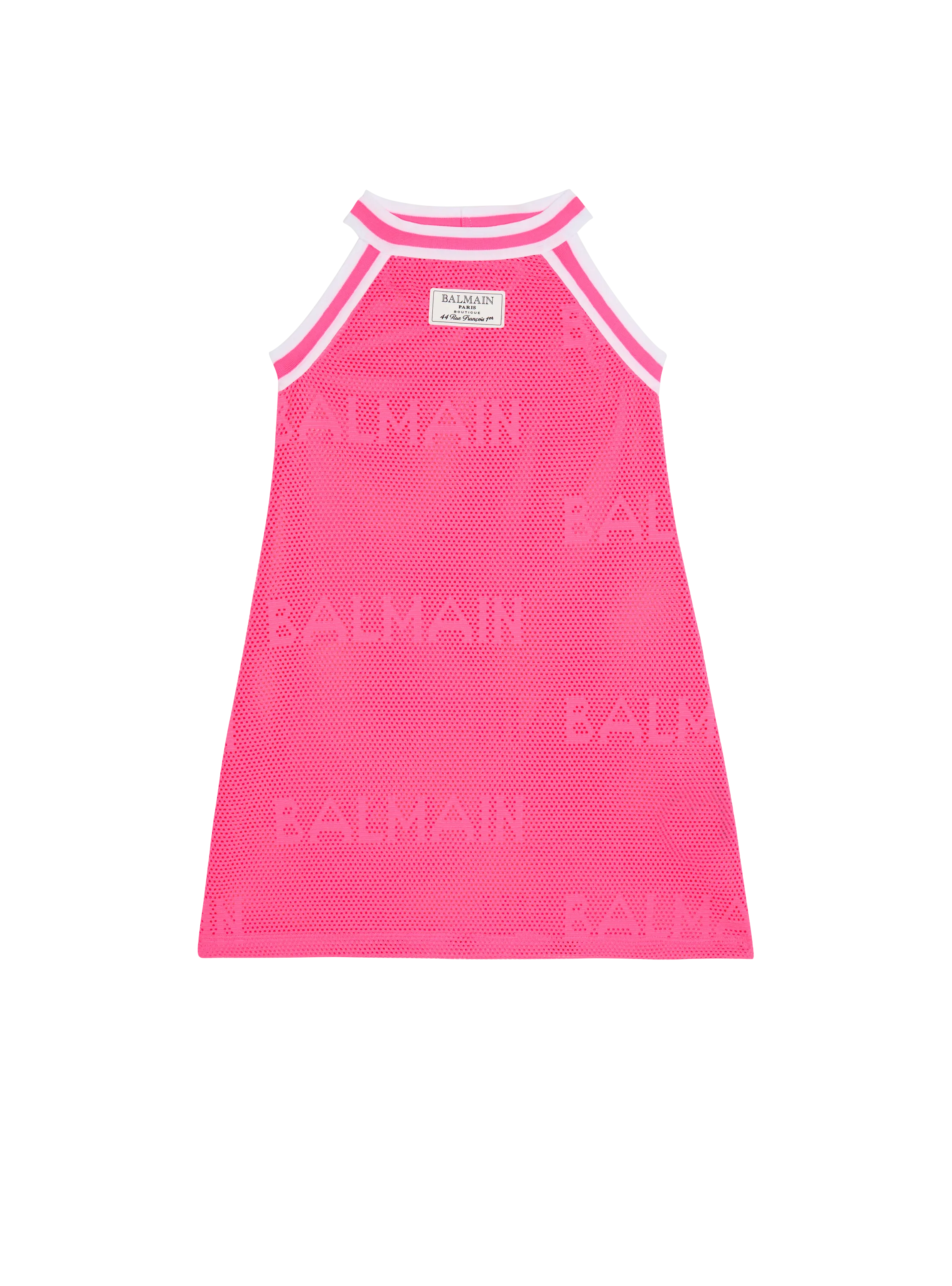 Knit dress with Balmain logo 