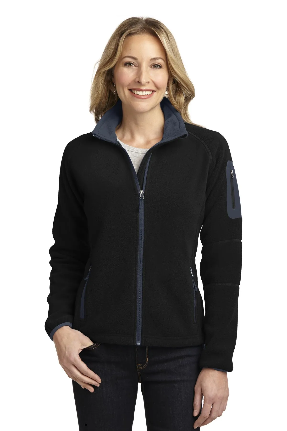 L229 Port Authority® Ladies Enhanced Value Fleece Full-Zip Jacket SKU: L229