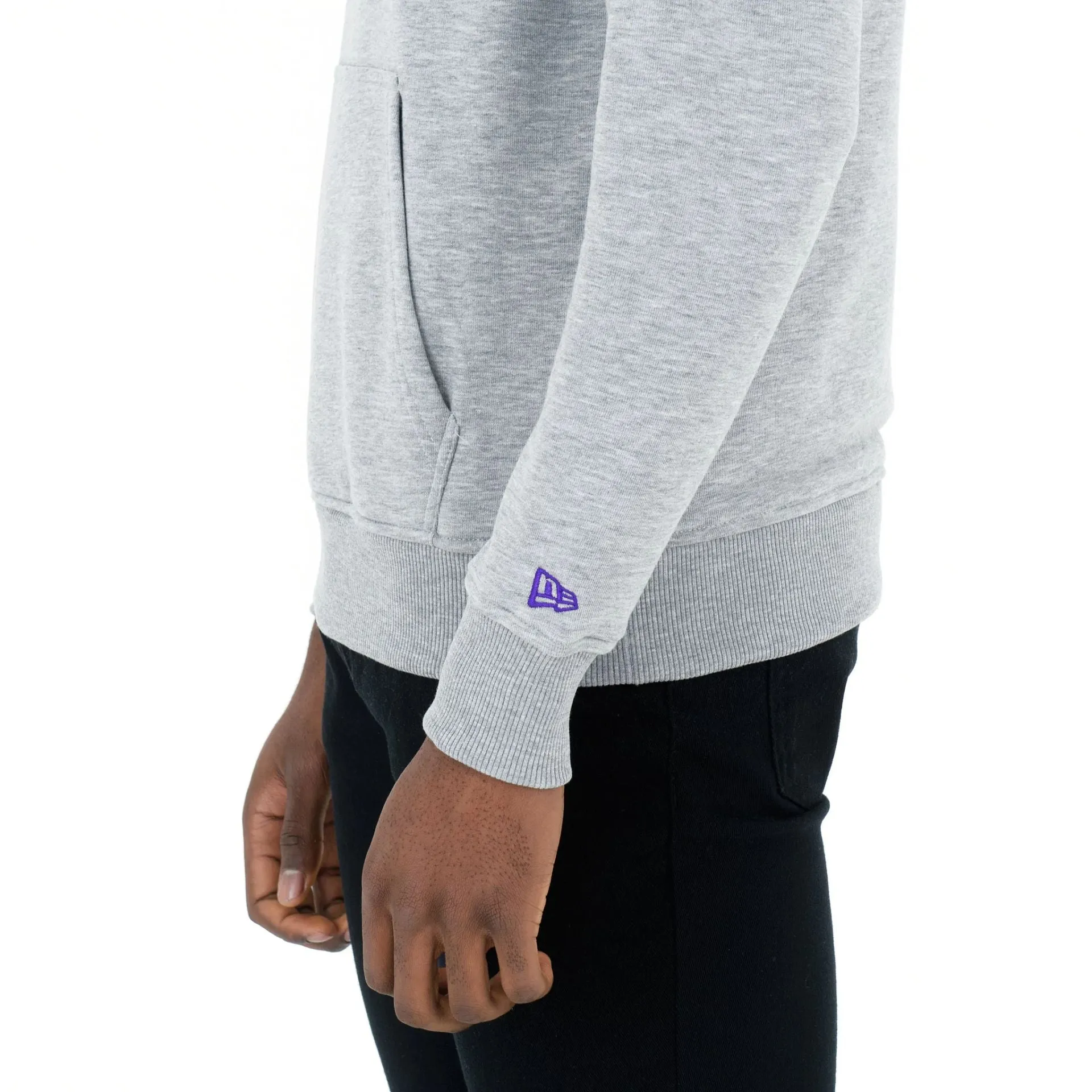 LA Lakers NBA Regular Grey Pullover Hoodie