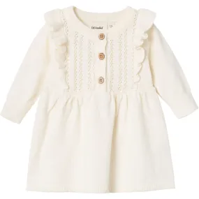 Lil'Atelier Coconut Milk Nina Kim Knit Dress