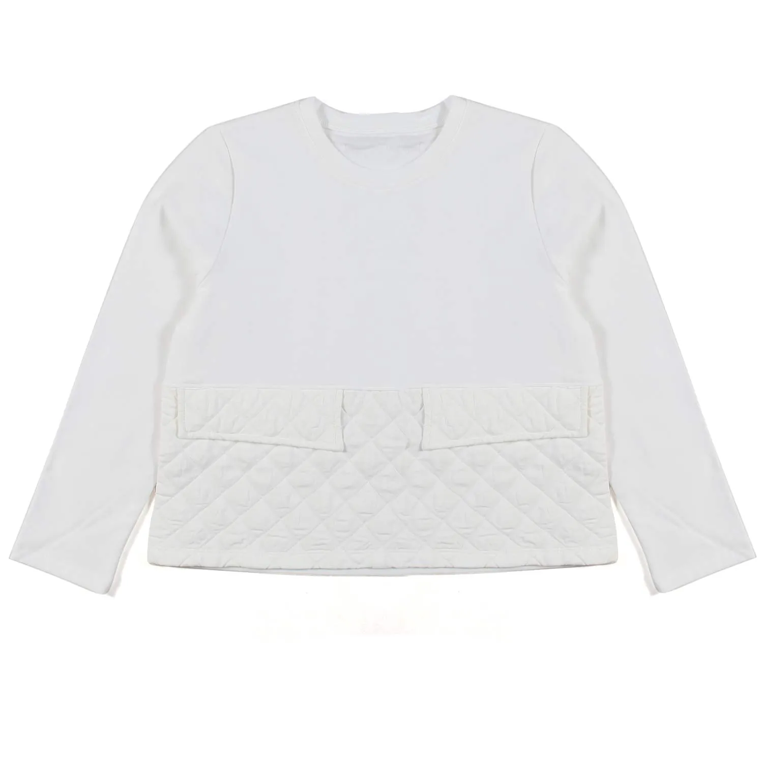 Madilly White Claudia T-Shirt For Girls