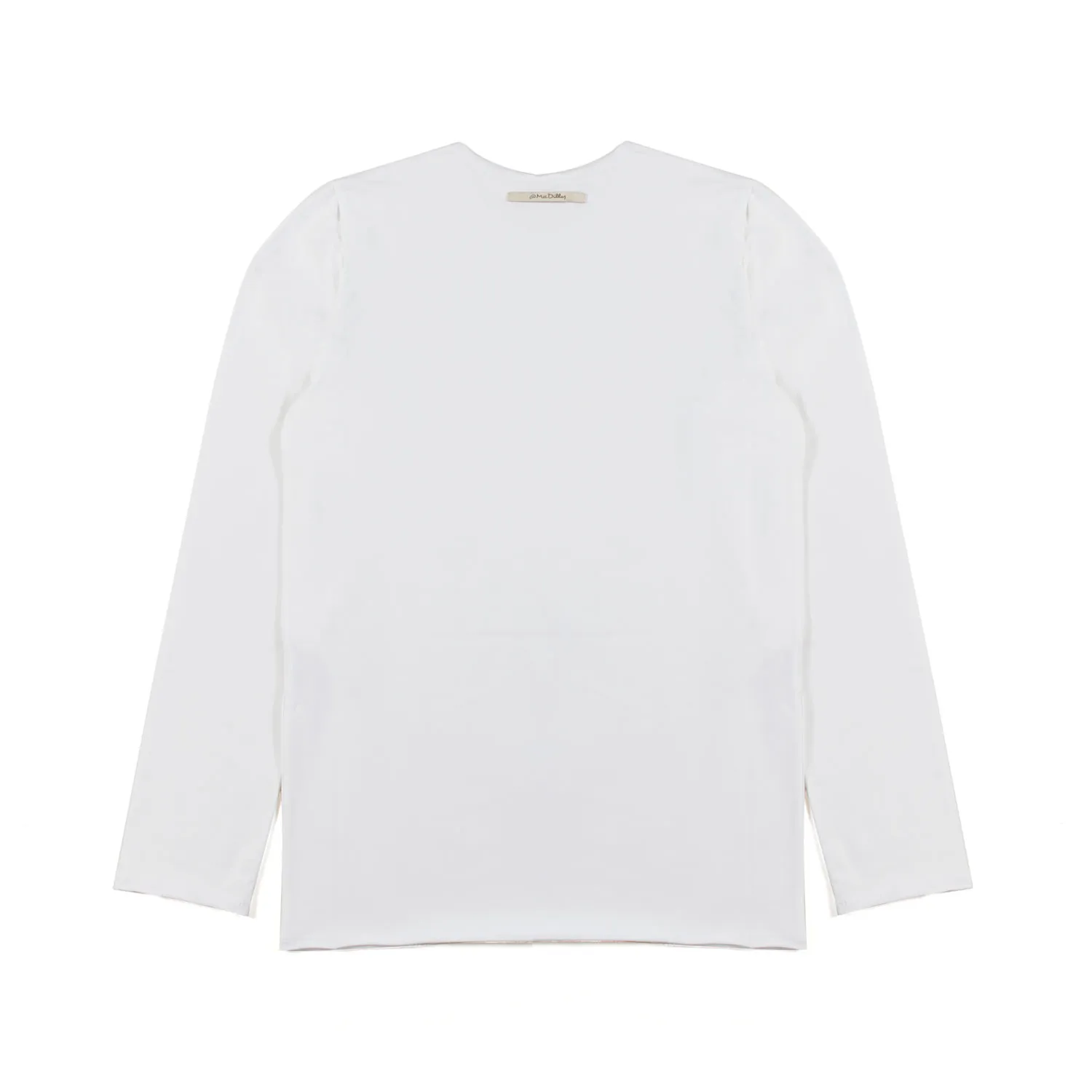 Madilly White Long Sleeve T-Shirt For Girls