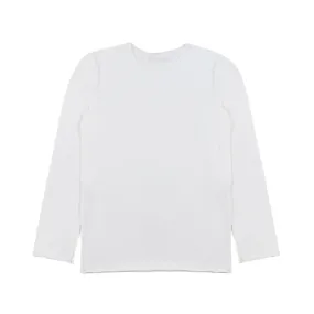 Madilly White Long Sleeve T-Shirt For Girls