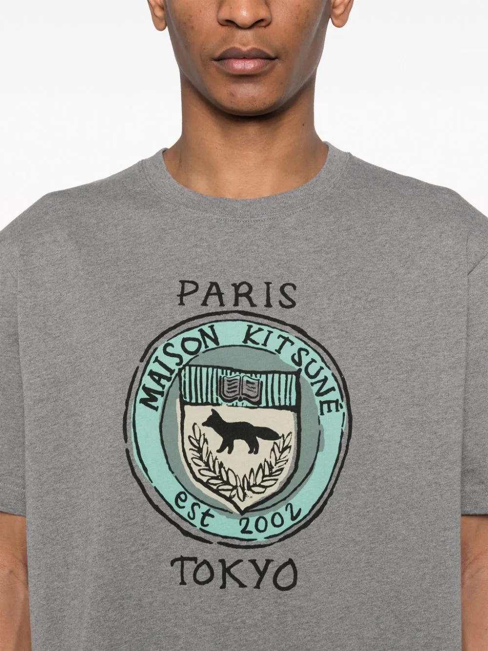 Maison Kitsuné - T-shirt City Coin en coton