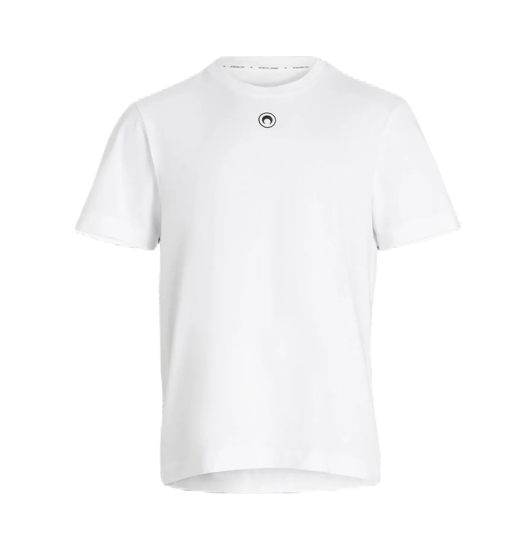 Marine Serre - T Shirt white uni en coton biologique