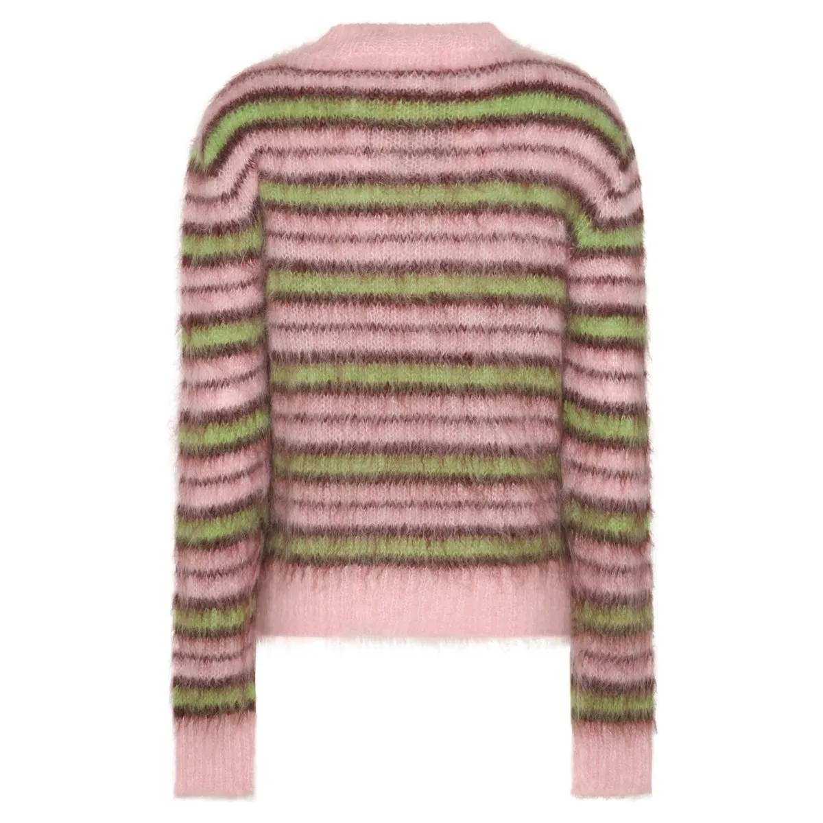 MARNI  |Crew Neck Stripes Casual Style Wool Long Sleeves