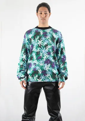 MARNI GCMG0167P0 ROUNDNECK SWEATER FLORAL