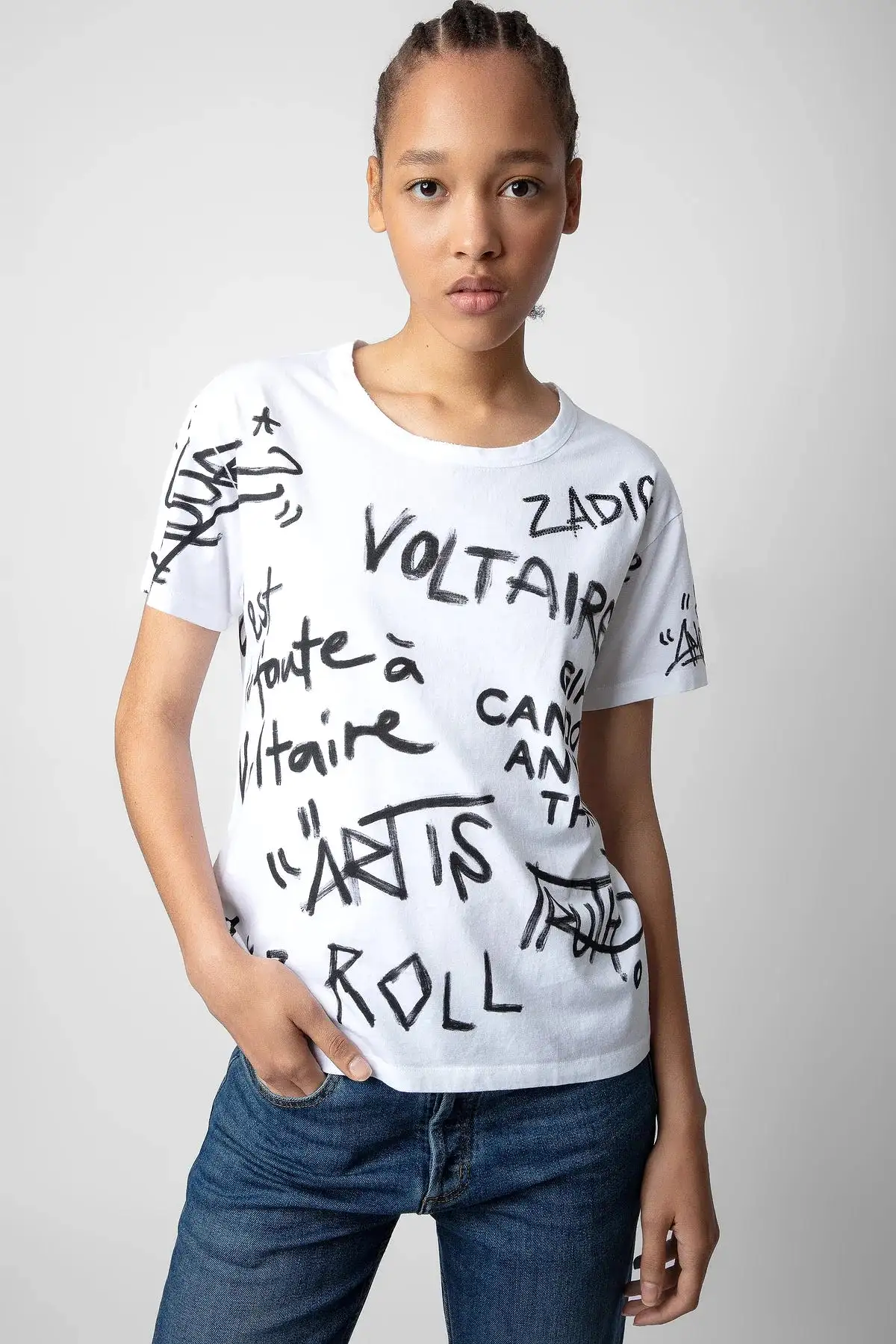 MARTA MANIFESTO TAG TEE - ZADIG&VOLTAIRE