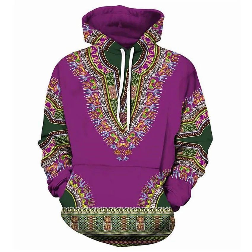 Men Hoodies Sweatshirts African folk-custom 3D Print