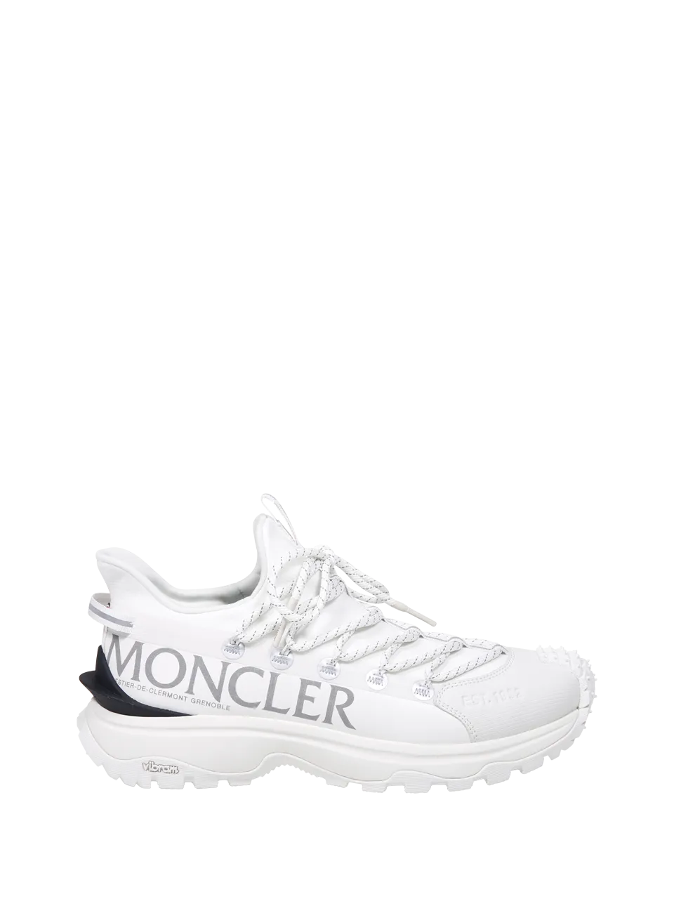 MEN MONCLER WHITE POLYESTER TRAILGRIP LITE2 SNEAKERS