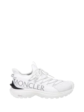 MEN MONCLER WHITE POLYESTER TRAILGRIP LITE2 SNEAKERS