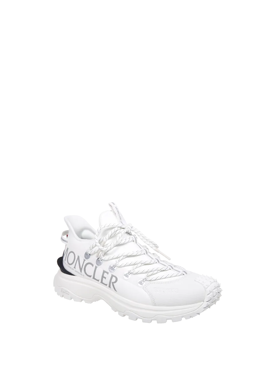 MEN MONCLER WHITE POLYESTER TRAILGRIP LITE2 SNEAKERS