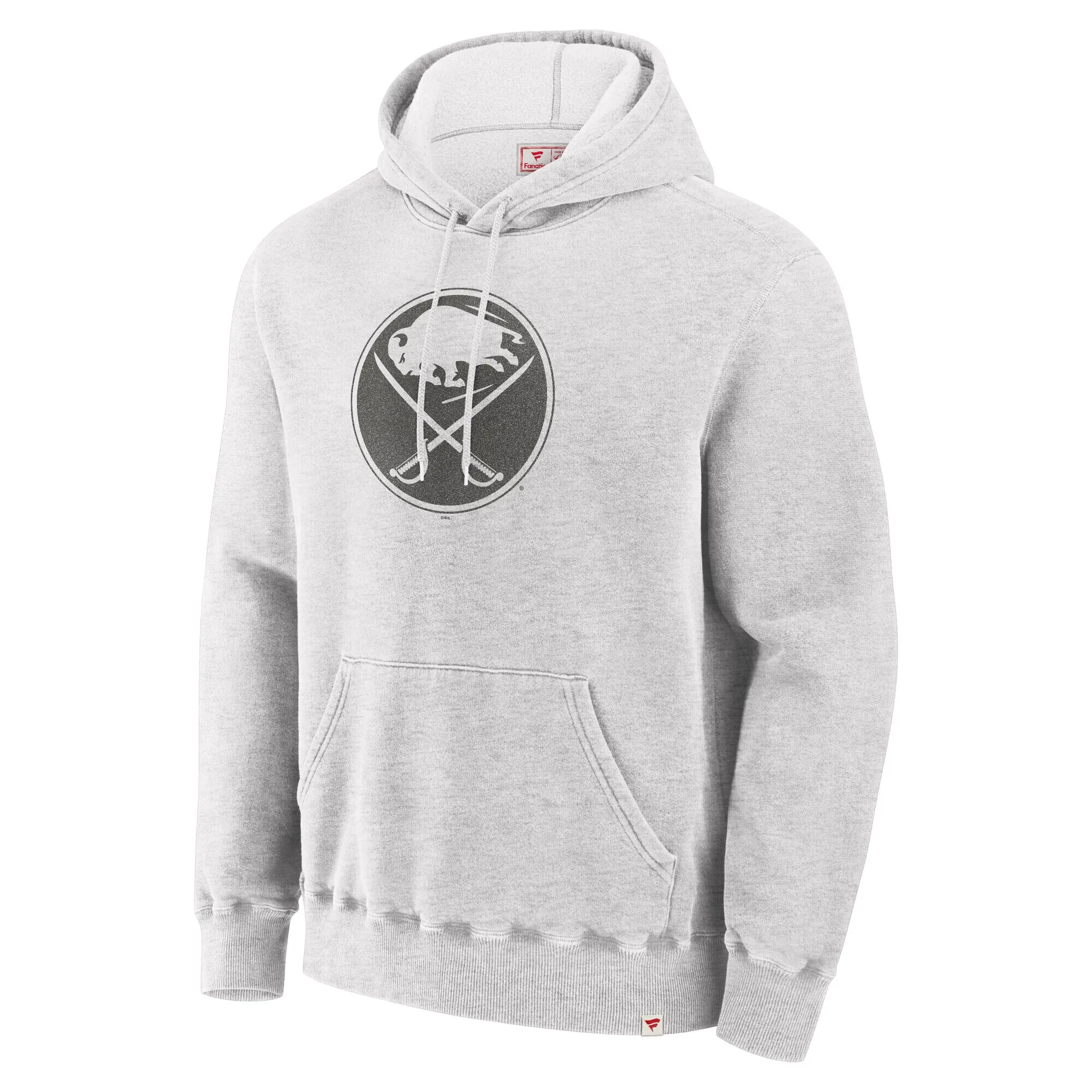 Men's Buffalo Sabres Fanatics Cream Made in Canada Pullover Hoodie