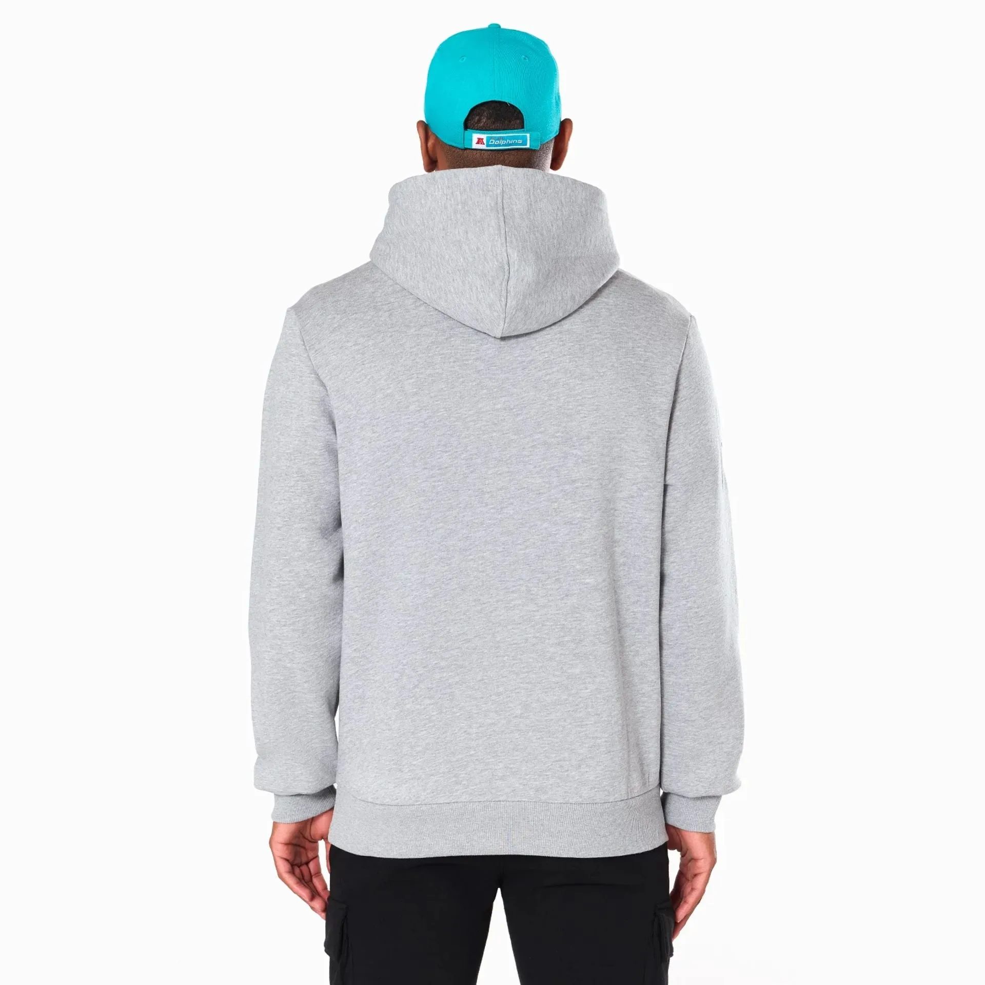 Miami Dolphins NFL Grey Pullover Hoodie