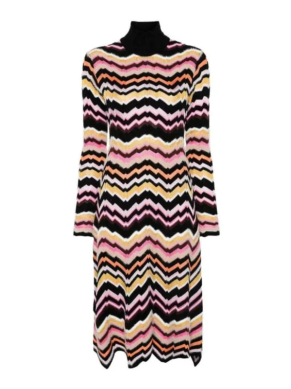 Missoni Color Block Knit Dress