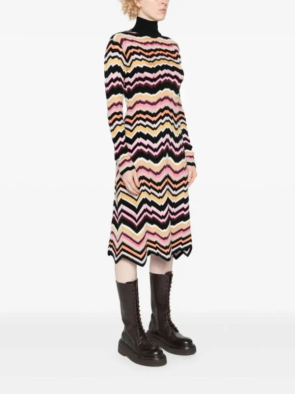 Missoni Color Block Knit Dress