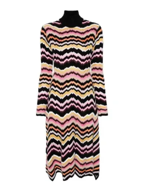 Missoni Color Block Knit Dress