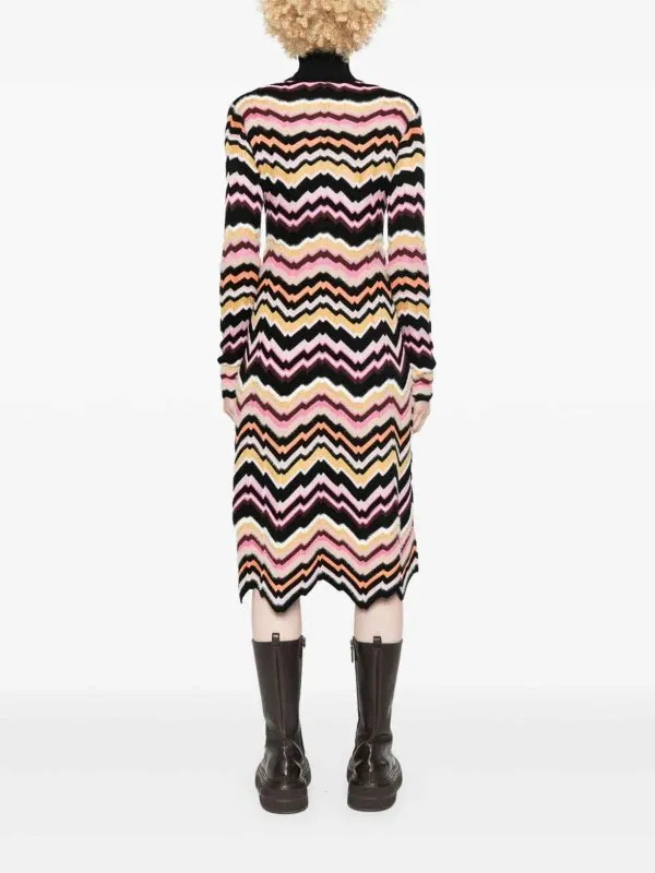 Missoni Color Block Knit Dress