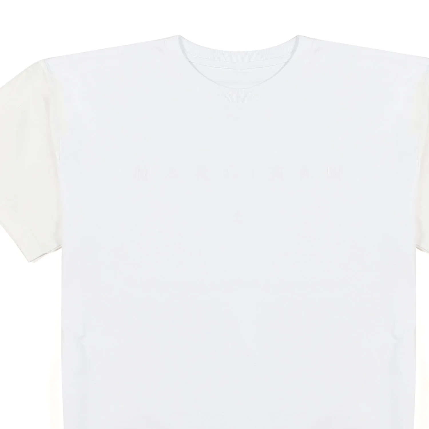 Mm6 Maison Margiela Warm White T-Shirt For Girls