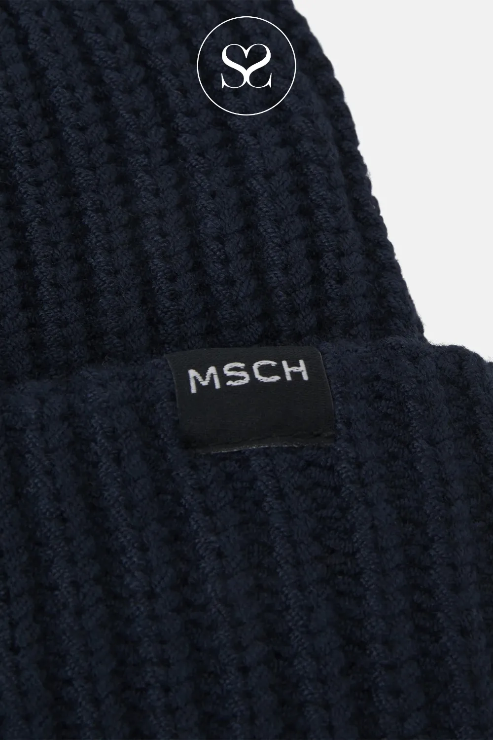 MOSS COPENHAGEN - RACHELLE NAVY (SKY CAPTAIN) BEANIE HAT