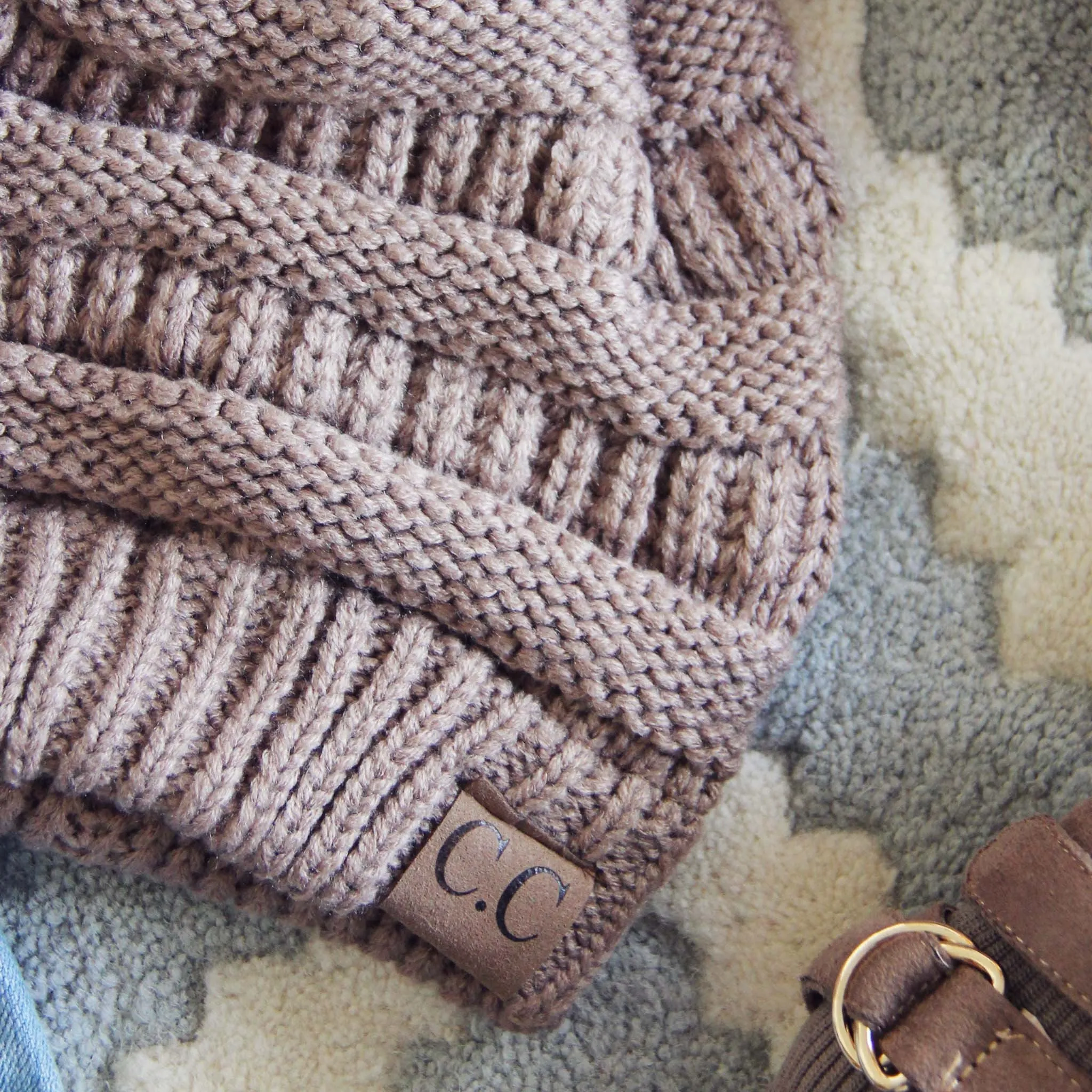 Mount Stewart Beanie in Taupe