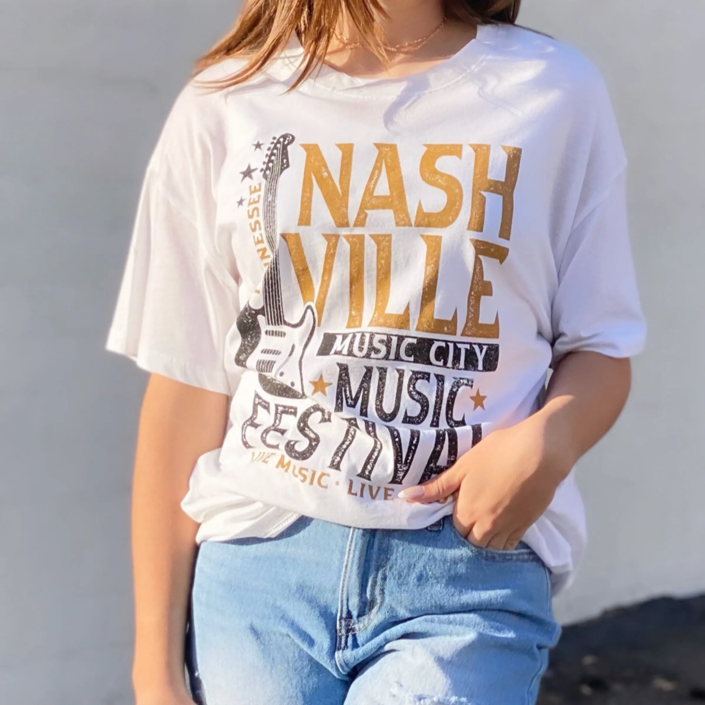 Nashville Oversize Graphic Tee