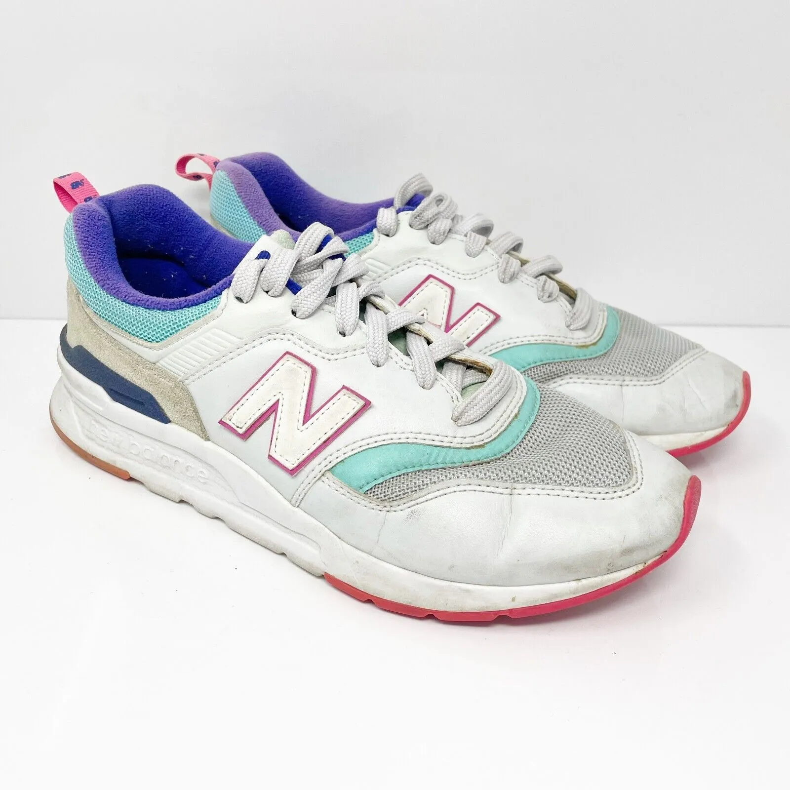 New Balance Womens 997H CW997HMB White Casual Shoes Sneakers Size 8 B