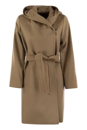 NEWMANG - WOOL COAT WITH HOOD