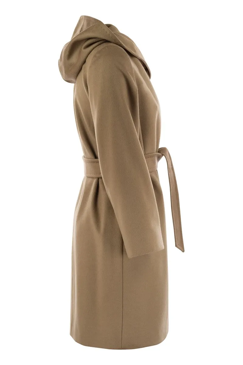 NEWMANG - WOOL COAT WITH HOOD