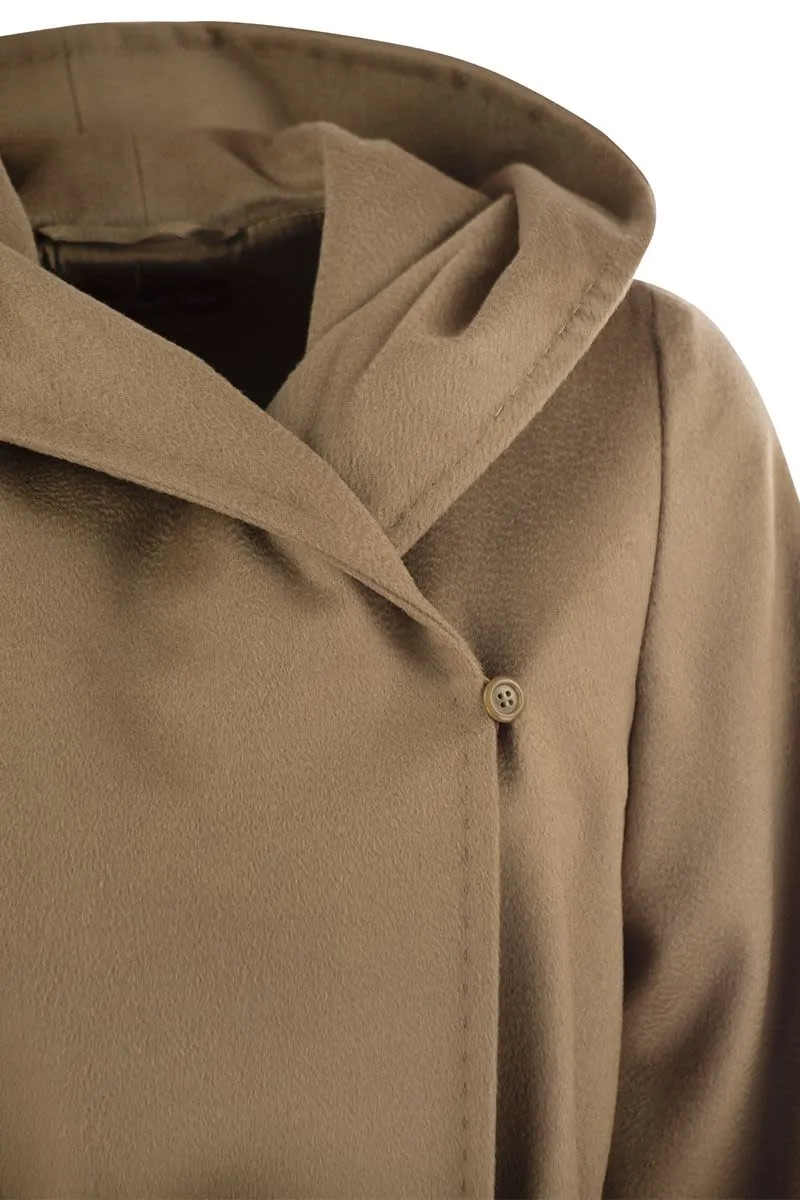 NEWMANG - WOOL COAT WITH HOOD