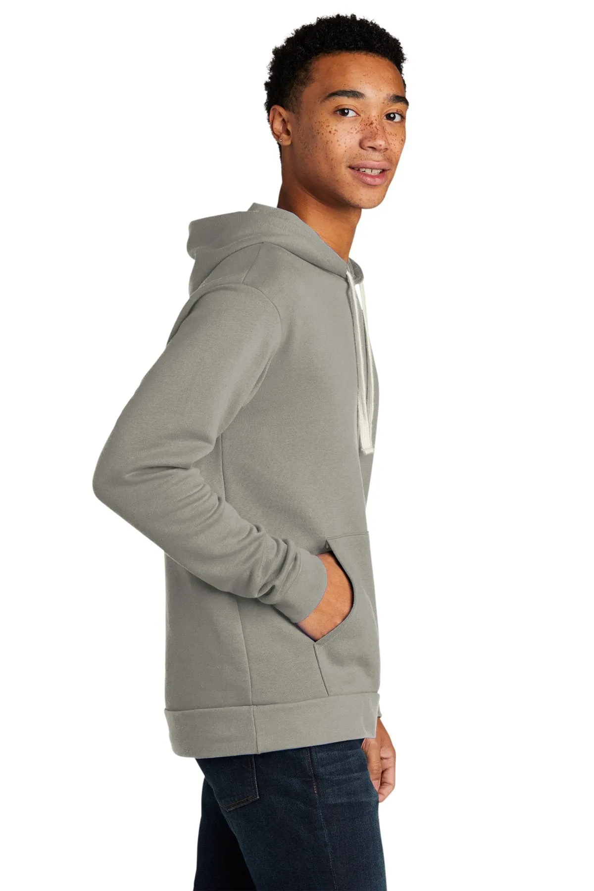 Next Level Unisex Beach Fleece Pullover Hoodie NL9303 Lead Light Gray