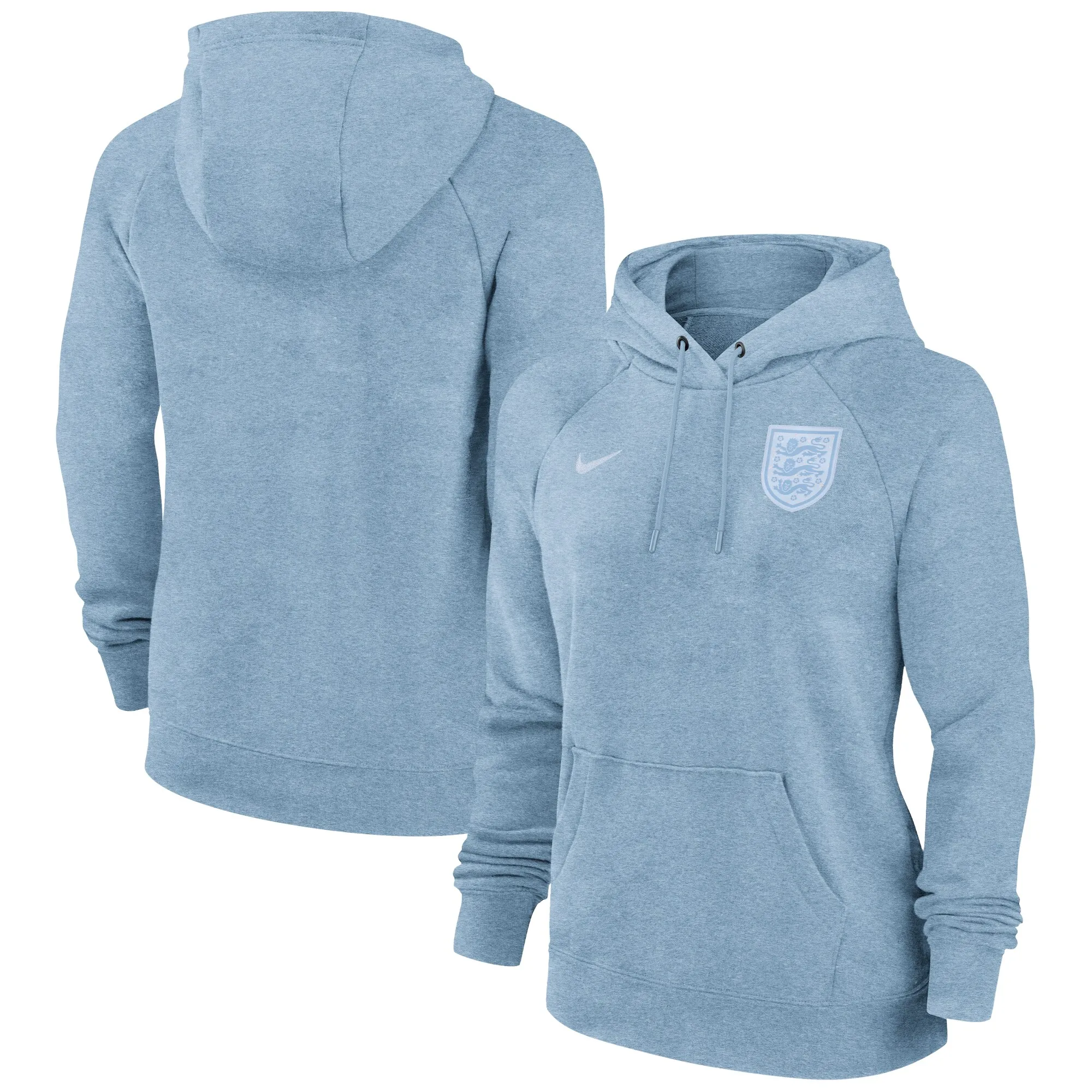 Nike England Women's National Team Women's Light Blue Essential Raglan Pullover Hoodie