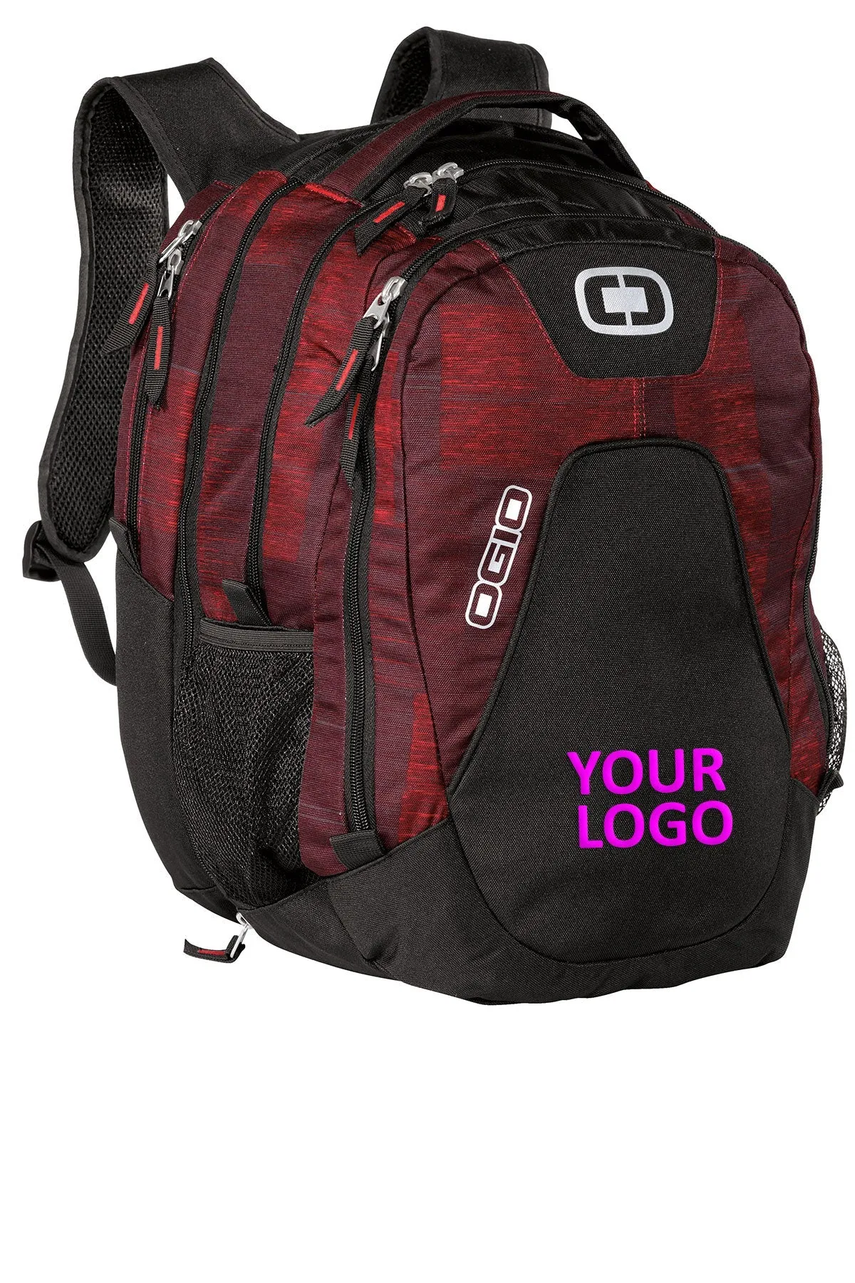 OGIO Juggernaut Customzied Backpacks, Red/ Charcoal