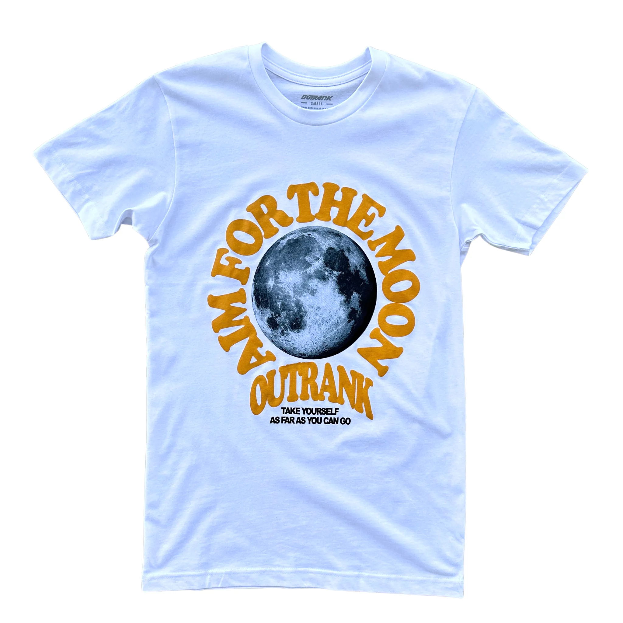 Outrank Aim For The Moon T-shirt (White)