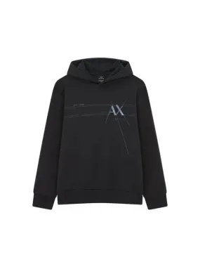 Overseas Station Season Big Chance 8 18 Men s Multi Line Logo Hooded Sweatshirt Black 271175