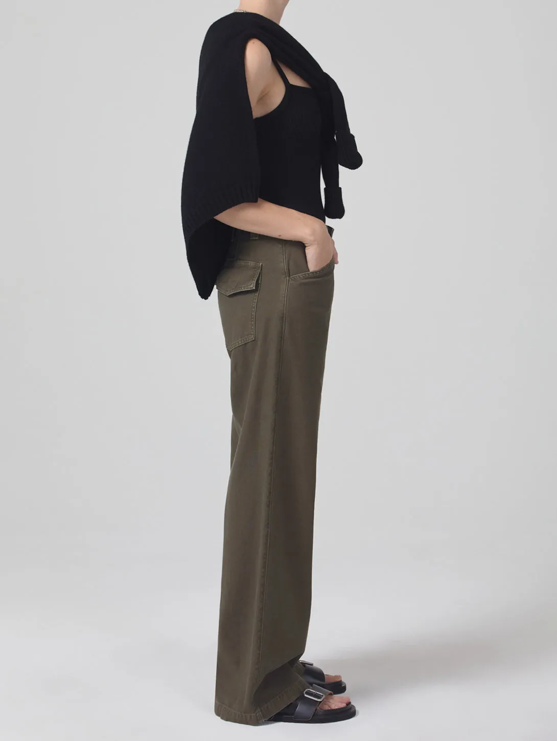 Paloma Utility Trouser - Tea Leaf