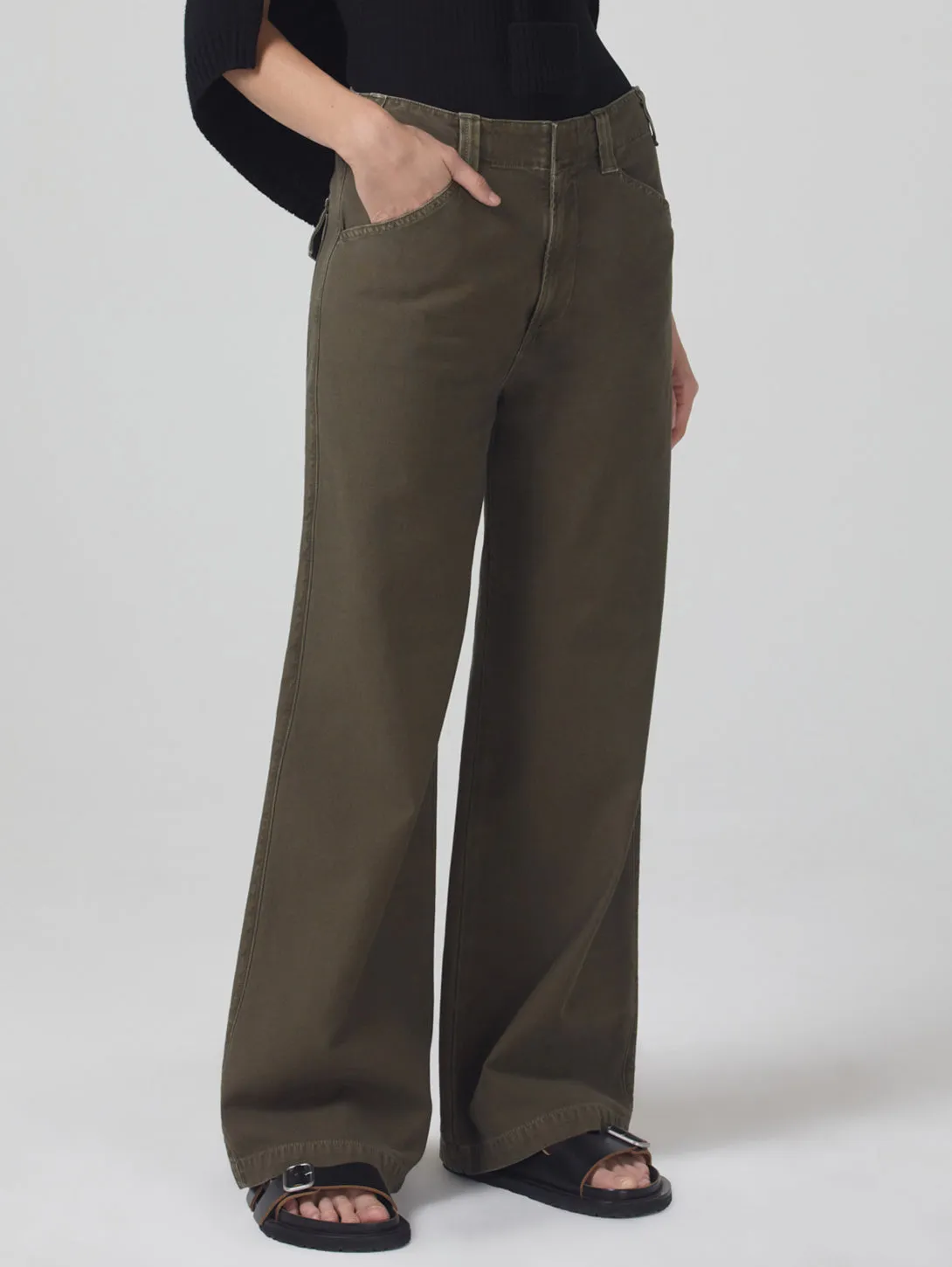 Paloma Utility Trouser - Tea Leaf