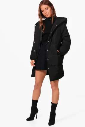 Petite Hooded Padded Coat