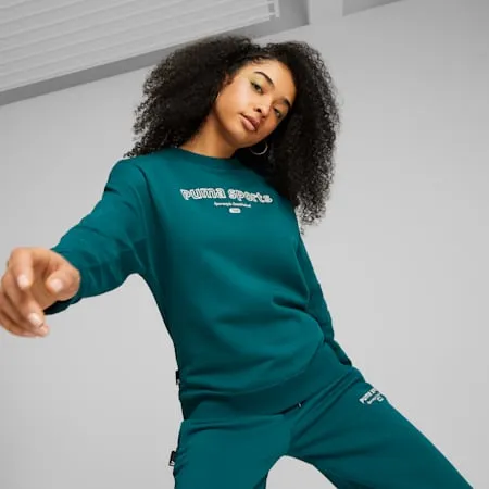 PUMA TEAM Women's Sweatshirt | Malachite | PUMA Shop All Puma | PUMA 